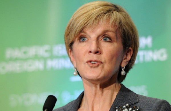 Министр иностранных дел Австралии Джули Бишоп.