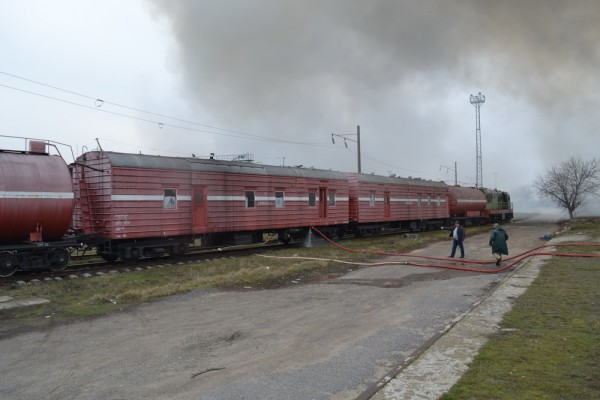 Пожар возник в 10:30 утра