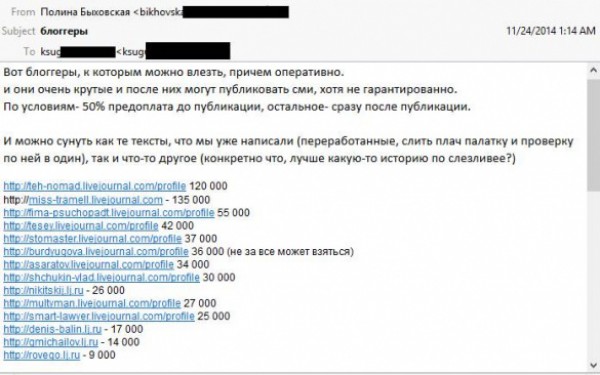Минобороны РФ заказывало платные посты и публикации у