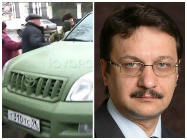 Боевики используют номера автомобиля Эдуарда Коридорова