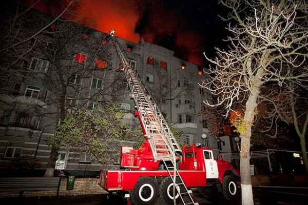 Пожар в ТРЦ Арена-сити