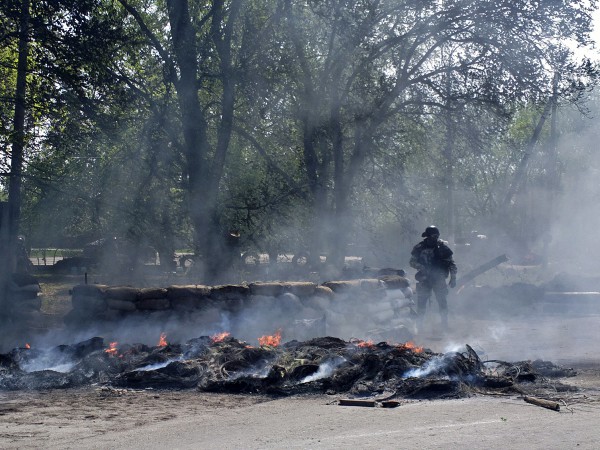 Штурм Славянска 24 апреля