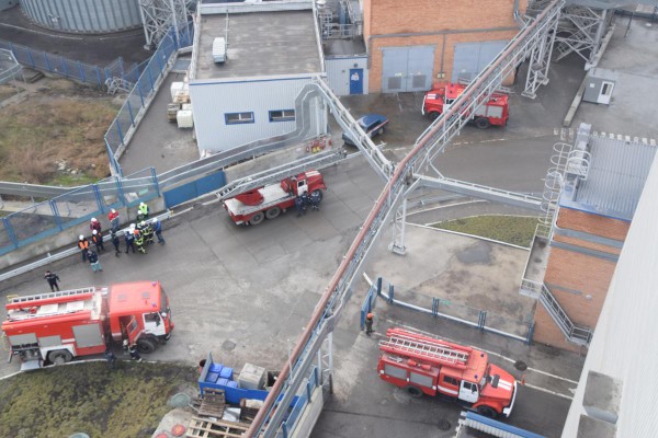 В морпорту Николаева произошел пожар