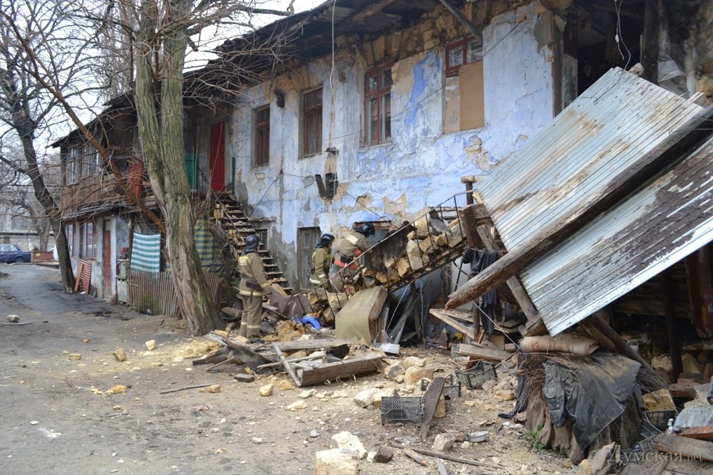 В Одессе рухнул дом