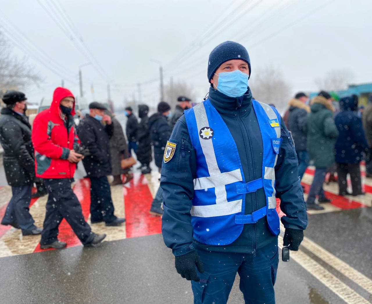 Фото с места протестов