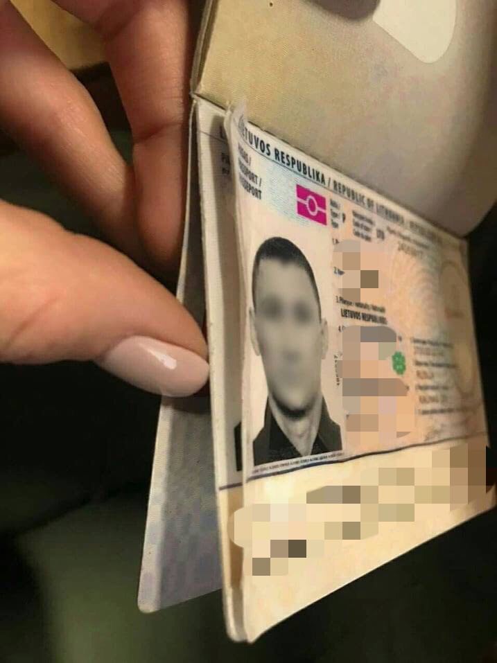 Поддельный паспорт гражданина Литвы