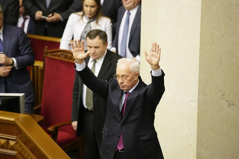 Николай Азаров в Раде