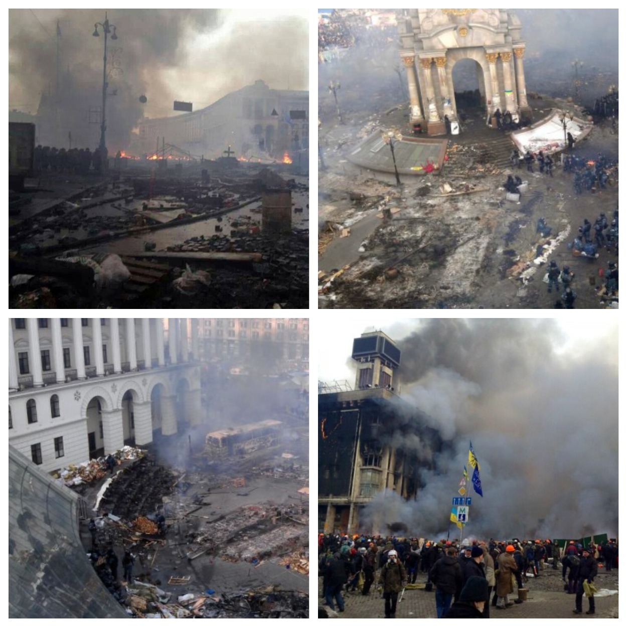 Фото - Утро на Майдане 19 февраля