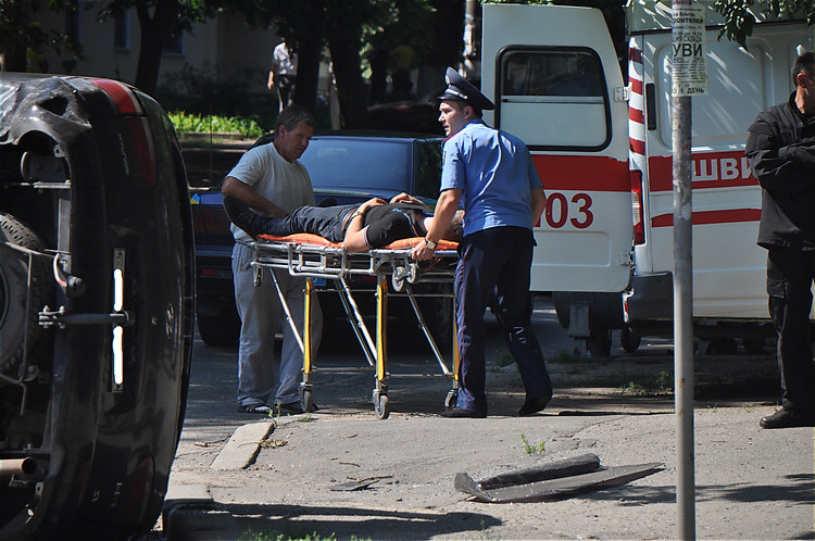 Пострадавших доставили в больницу