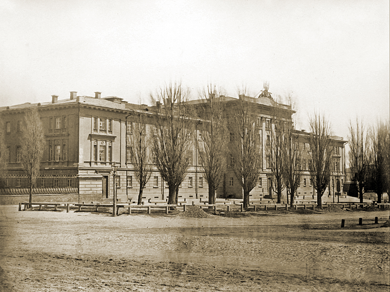 Здание 1-й киевской гимназии. 1900-е годы