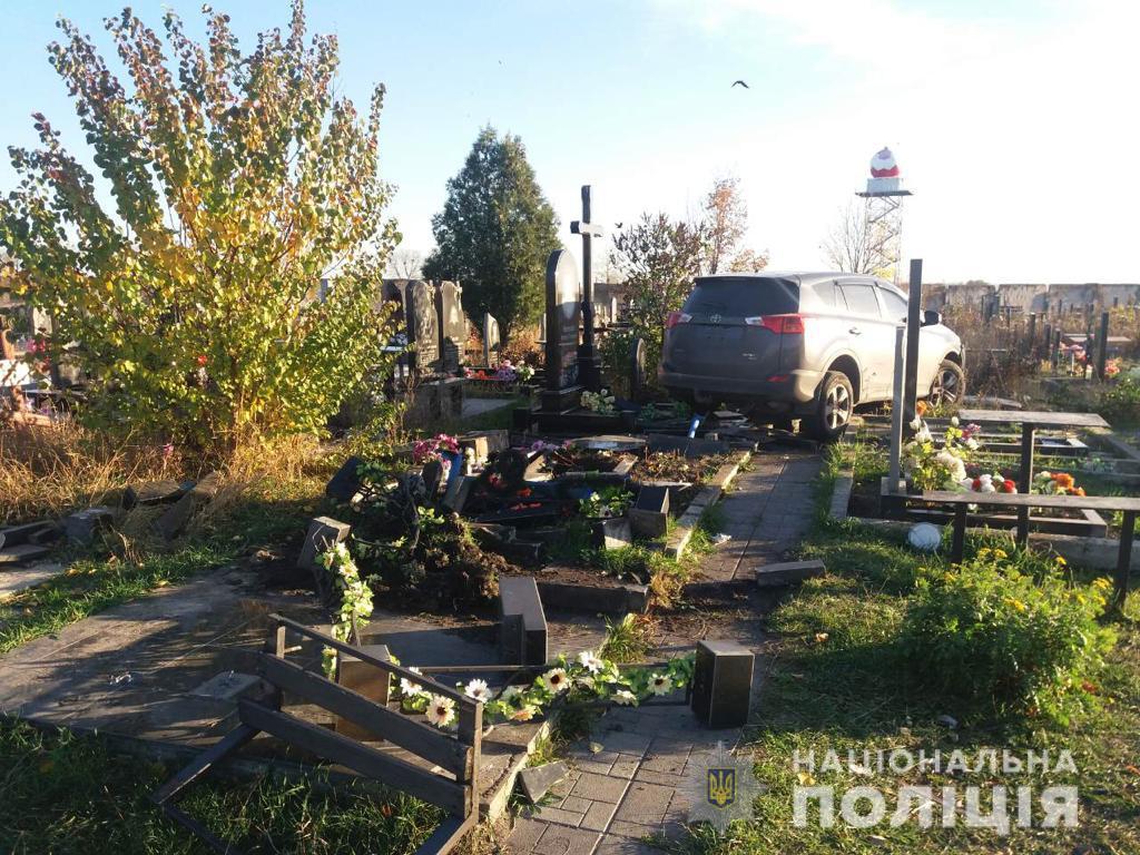По данному факту было открыто уголовное производство по ч. 1 ст. 297 (надругательство над могилой
