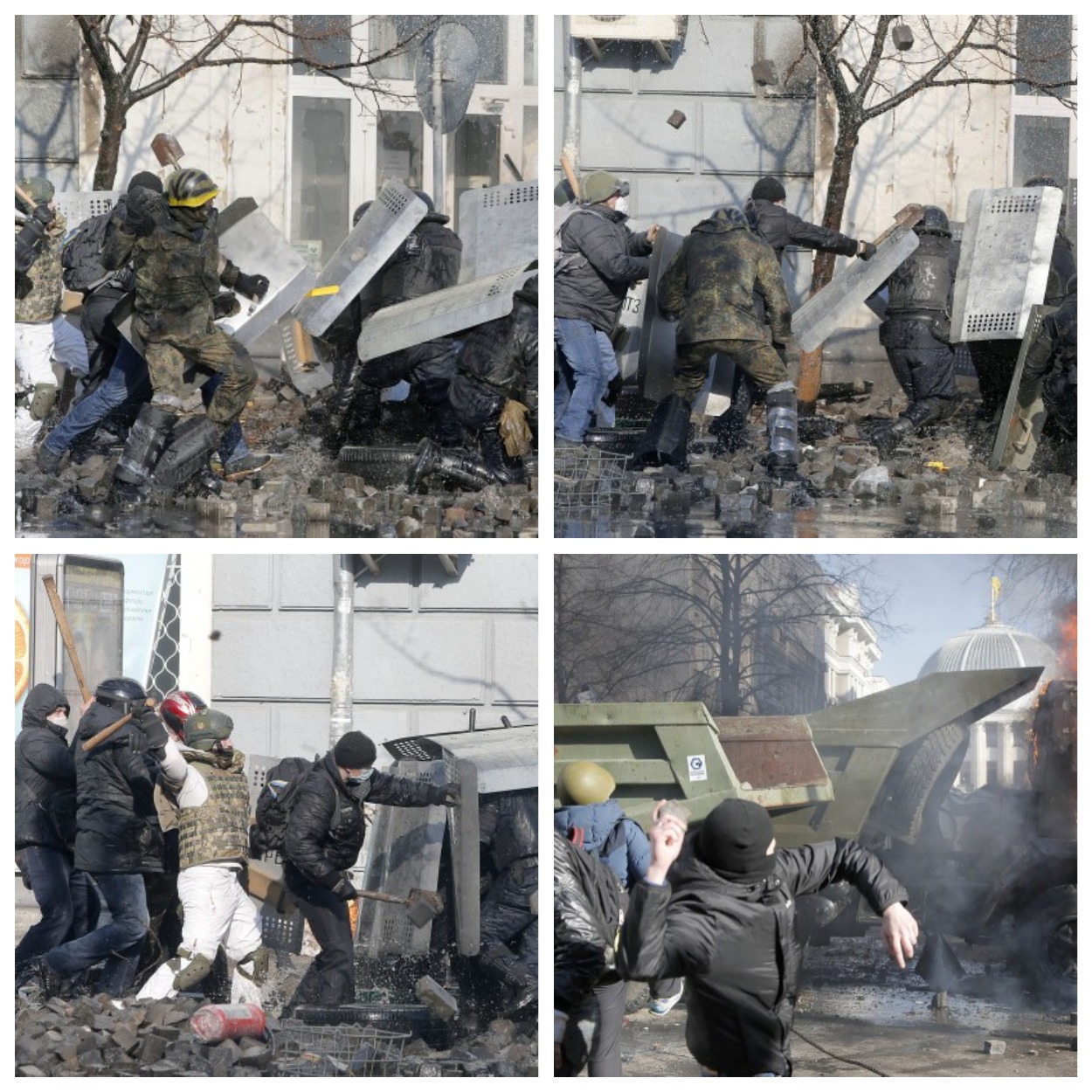 Фото - Бои под Верховной Радой 18 февраля