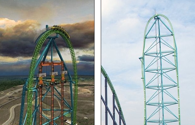 В 2018 году откроются самые высокие американские горки! polercoaster 2018 В 2018 году откроются самые высокие американские горки! polercoaster 2018