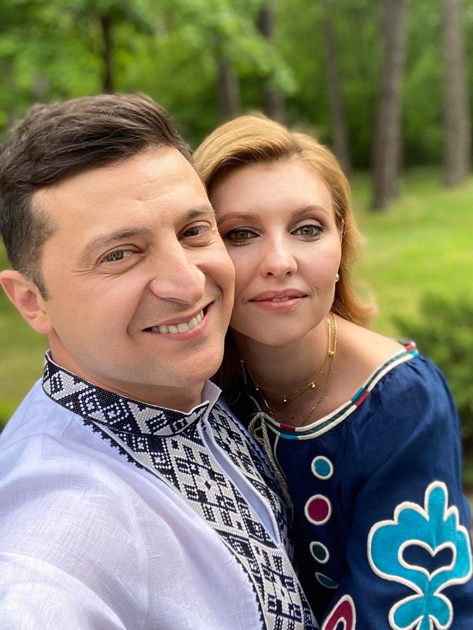 Владимир и Елена Зеленские