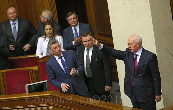 Николай Азаров в Верховной Раде