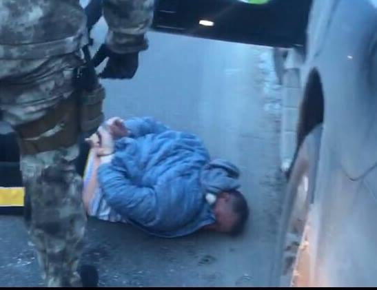 Задержанный водитель