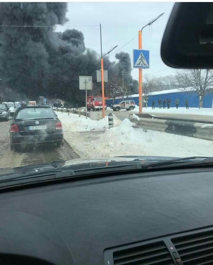 Калиновский рынок горит