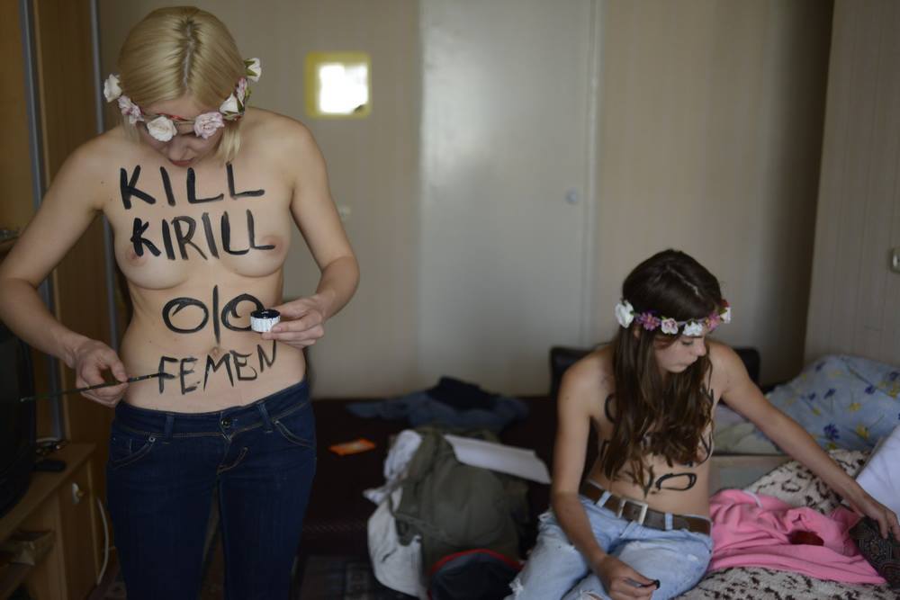 FEMEN готовили самую дерзкую акцию в день празднования 1025-летия Крещения Руси