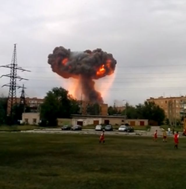 Взрыв на полигоне под Самарой