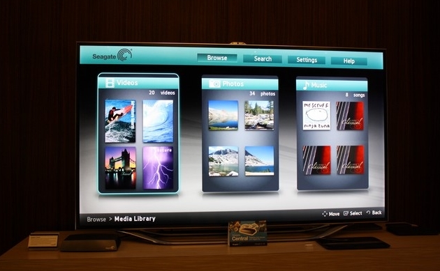 Seagate Cental - со Smart TV