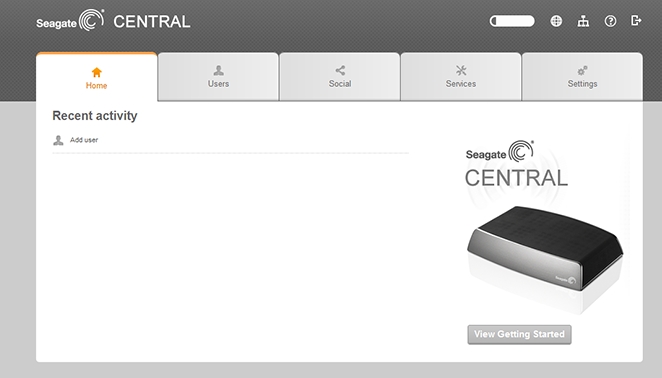 Seagate Cental - фирменное приложение