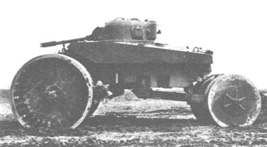 T10 Sherman M4A2 переобули в катки