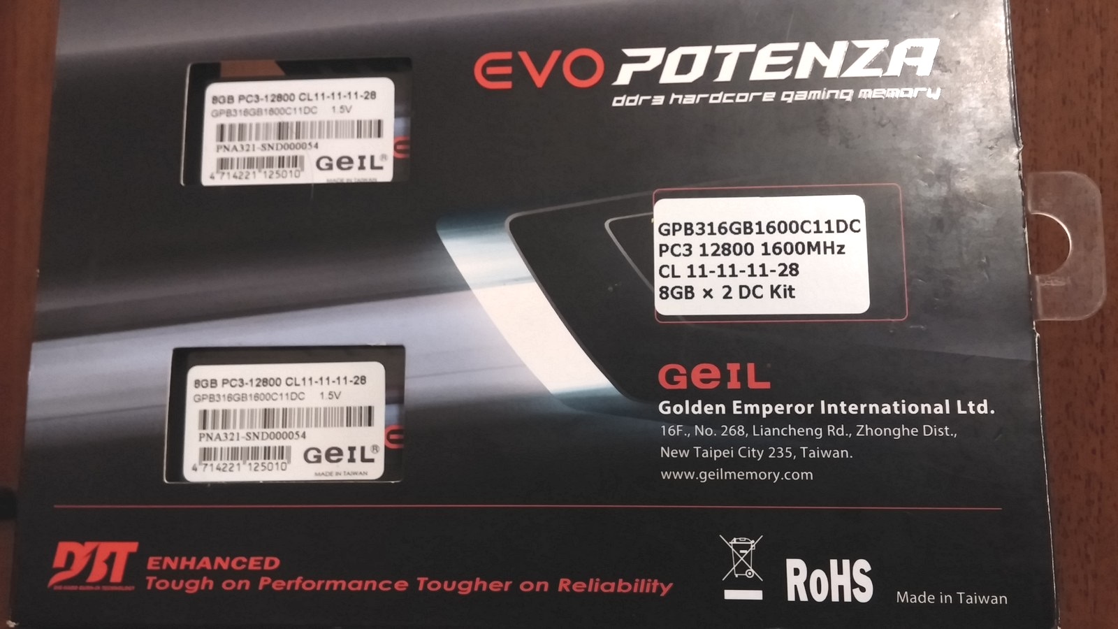 Geil EVO Potenza 16 ГБ