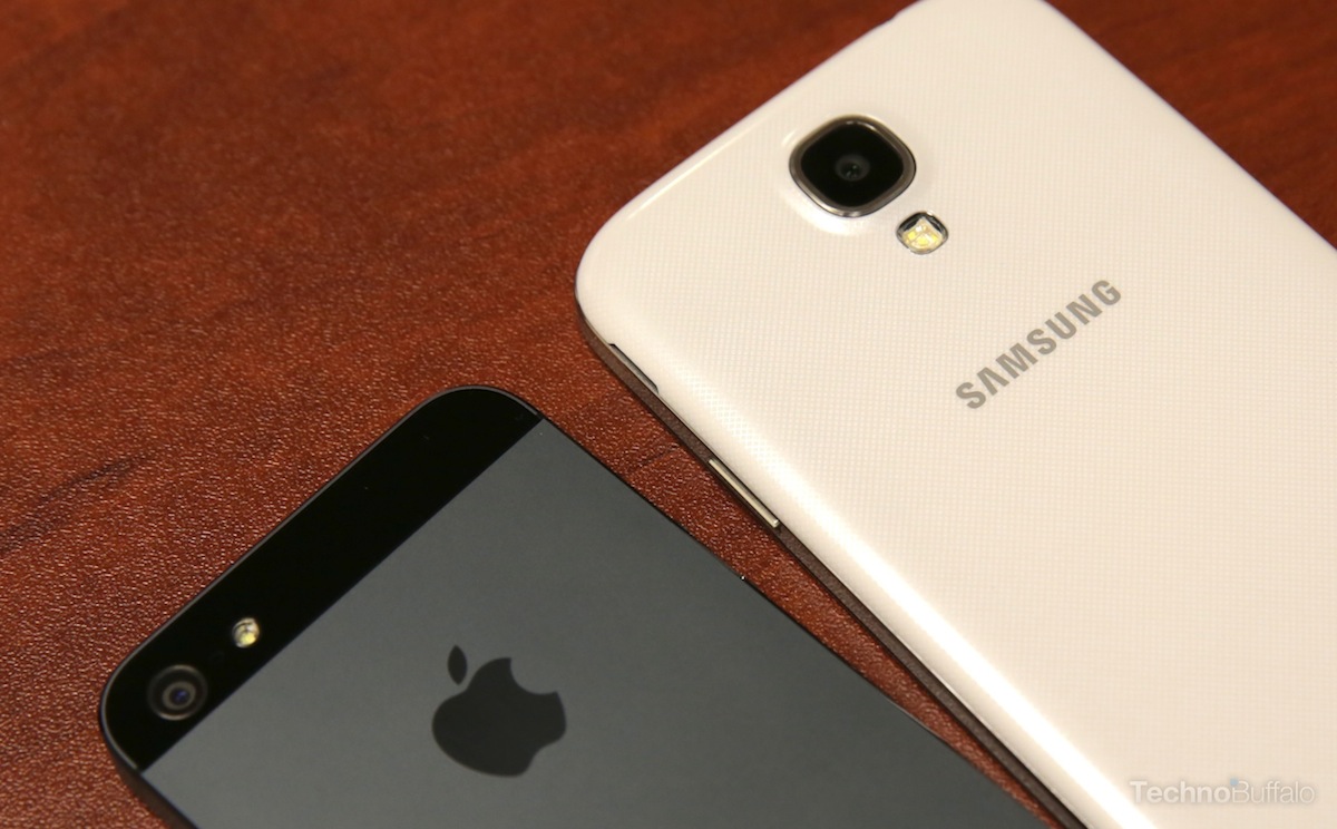 Samsung Galaxy S4 и iPhone 5