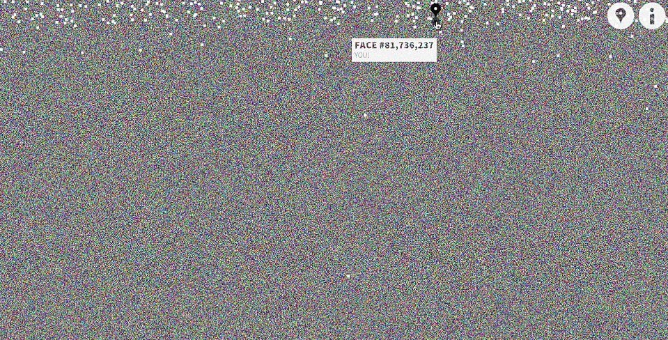На рисунке изображены 1,15 млрд. пользователей Facebook