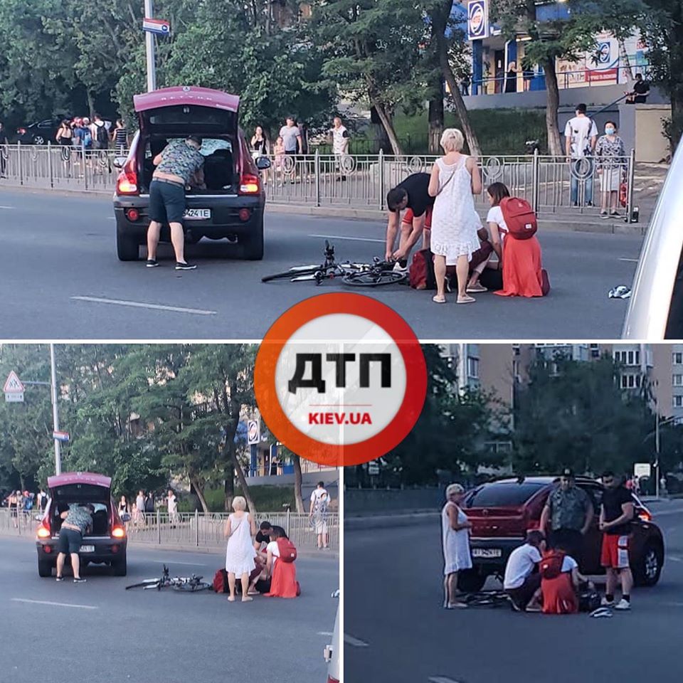 В Киеве Smart врезался в Range Rover: Сводка за 11 июня