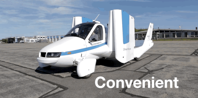 Transition — прототип, на основе которого создали Terrafugia TF-X