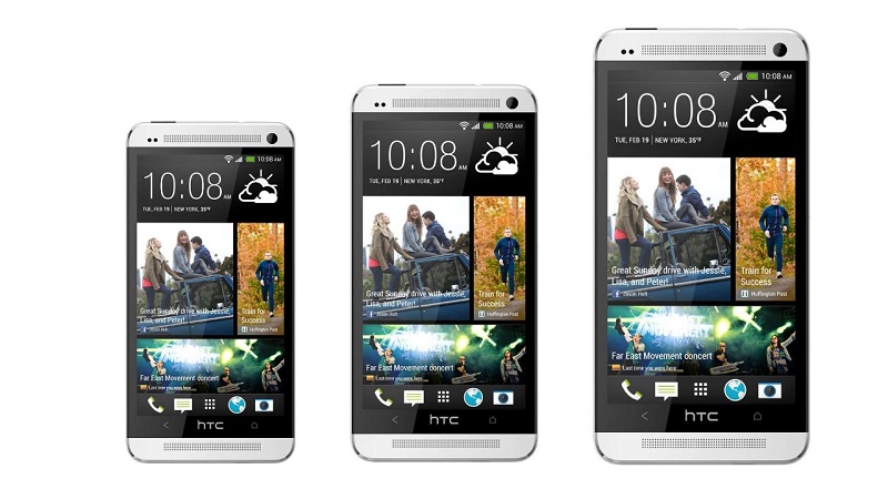 Модельный ряд: HTC One mini, HTC One, HTC One max