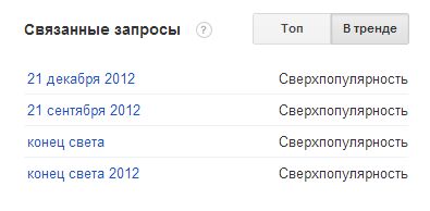 21 сентября искали наравне с 21 декабря