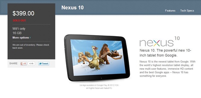 Nexus 10
