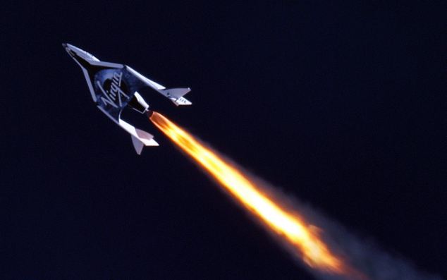 SpaceShipTwo испытали в пустыне Мохаве