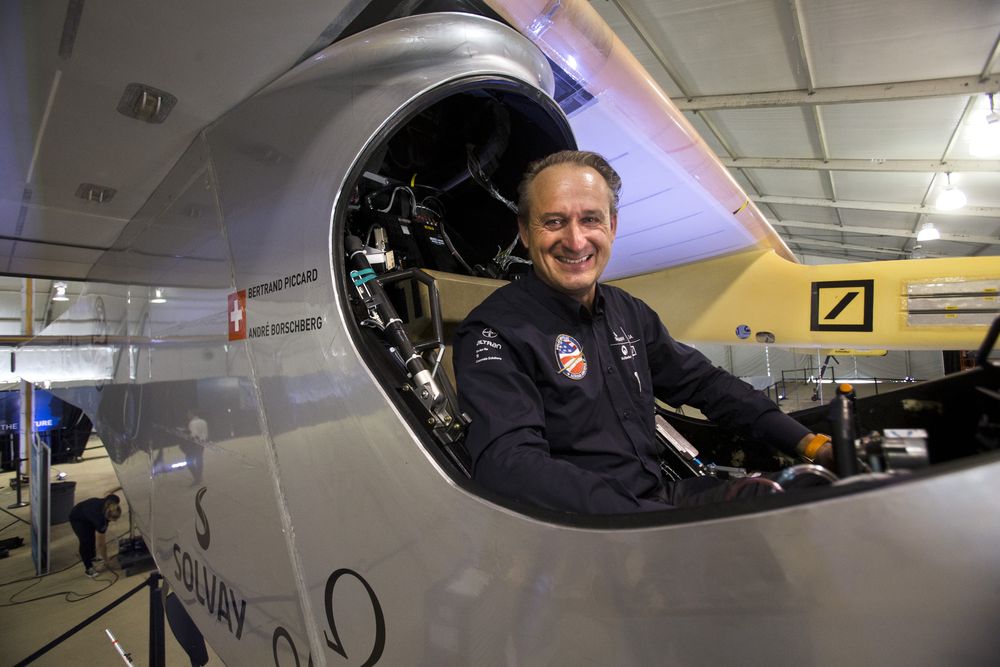 Андре Боршберг — один из пилотов Solar Impulse