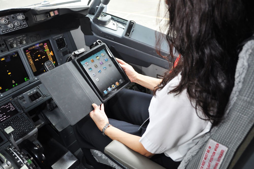 Летать с iPad намного приятнее