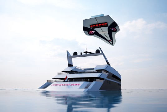 Monaco 2050 также сможет трансформироваться и в ветролет