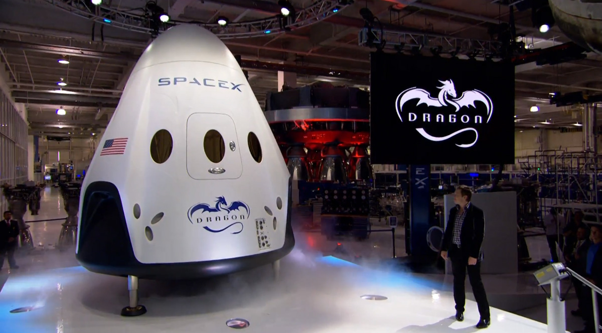 Капсула космического корабля Dragon V2