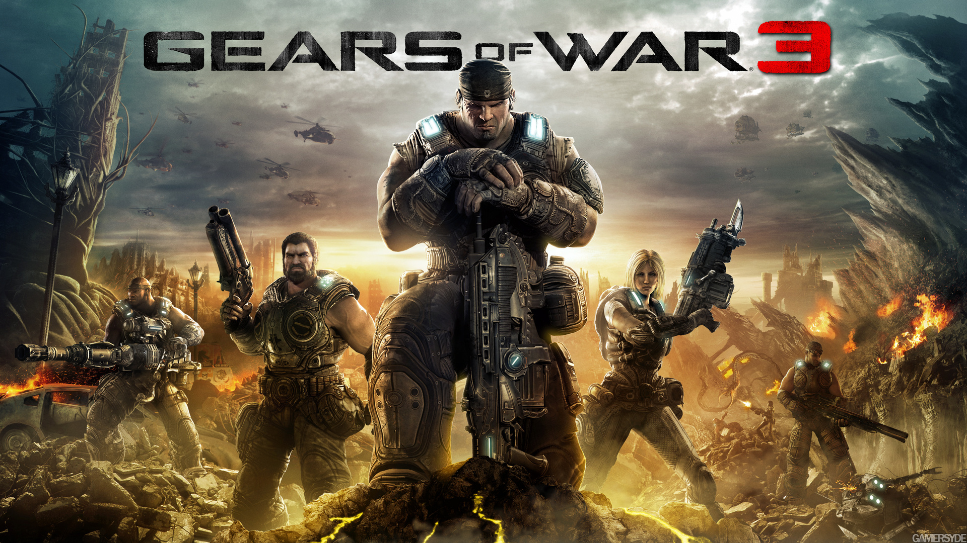 Gears of War 3 на четвертом месте