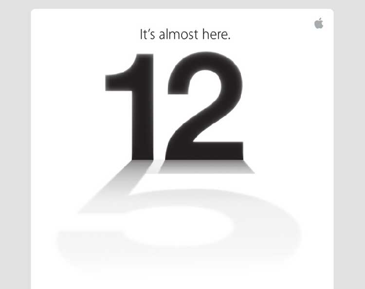 Приглашение на презентацию Apple