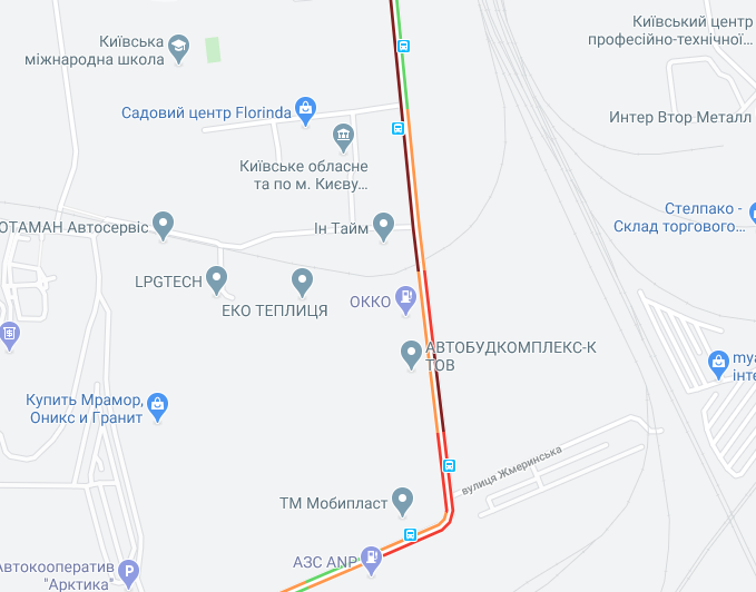 Ситуация вызвала пробку