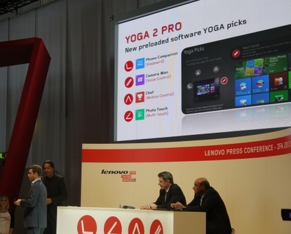 Джанфранко Лянчи демонстрирует Yoga 2 Pro