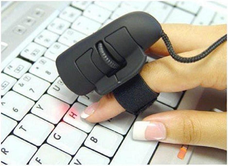 Cool Ring-Style Fingertip USB Optical Mouse