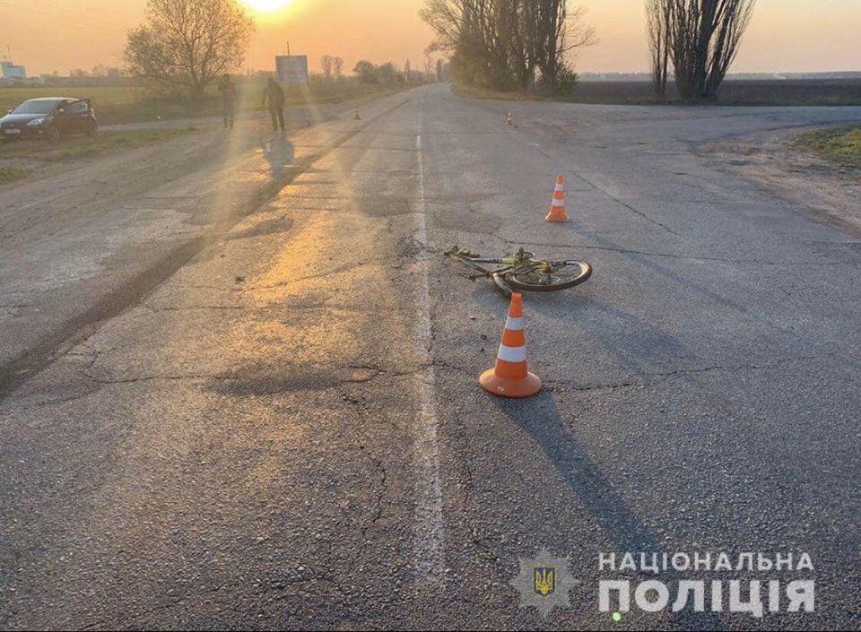 В Киевской области в ДТП пострадал несовершеннолетний велосипедист