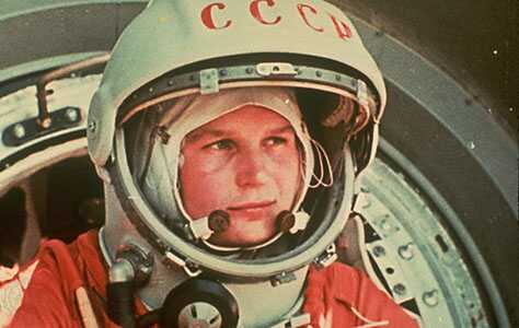 Валентина Терешкова на старте