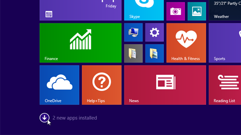 Скриншот Windows 8.1 Update