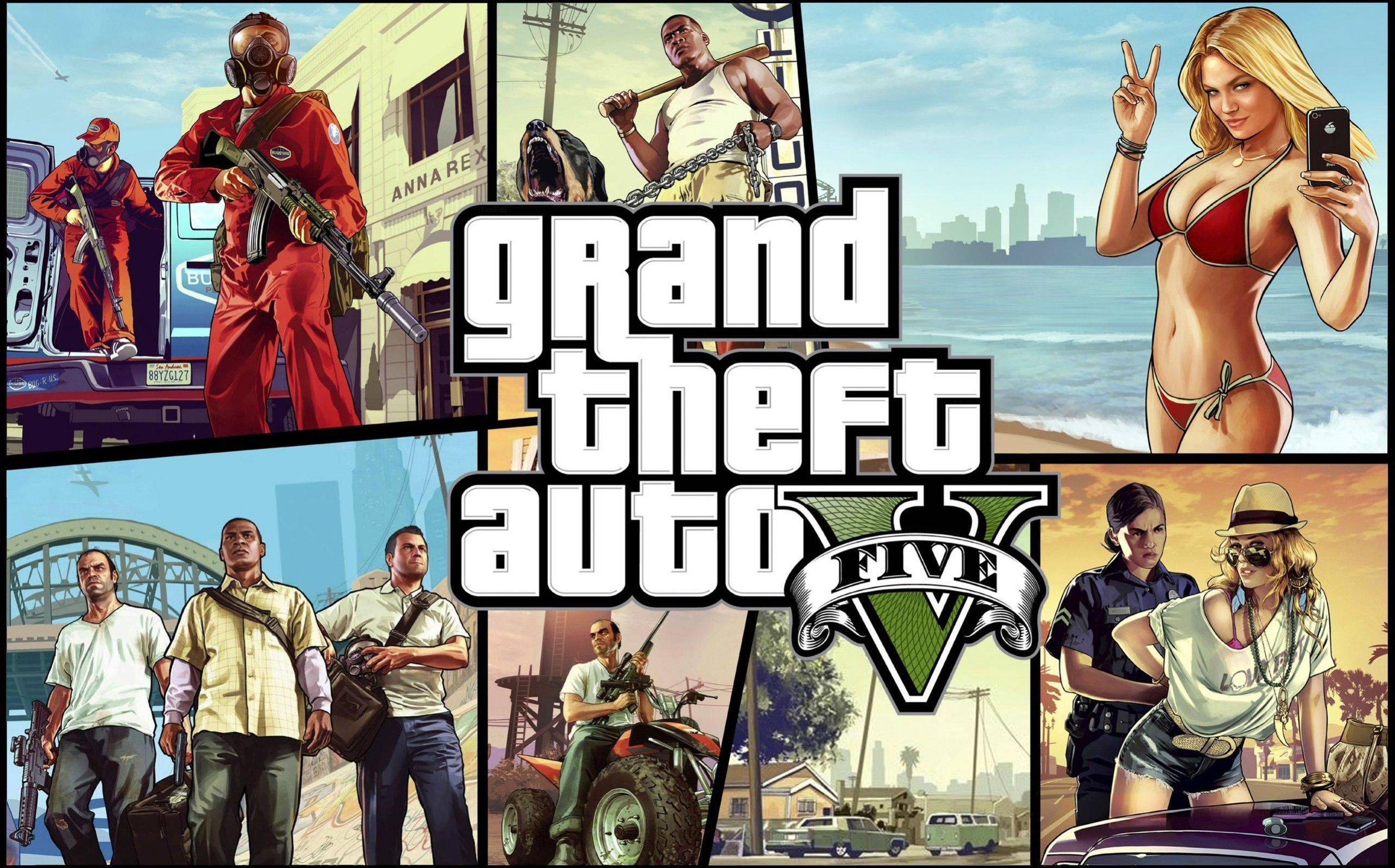 Логотип игры GTA V