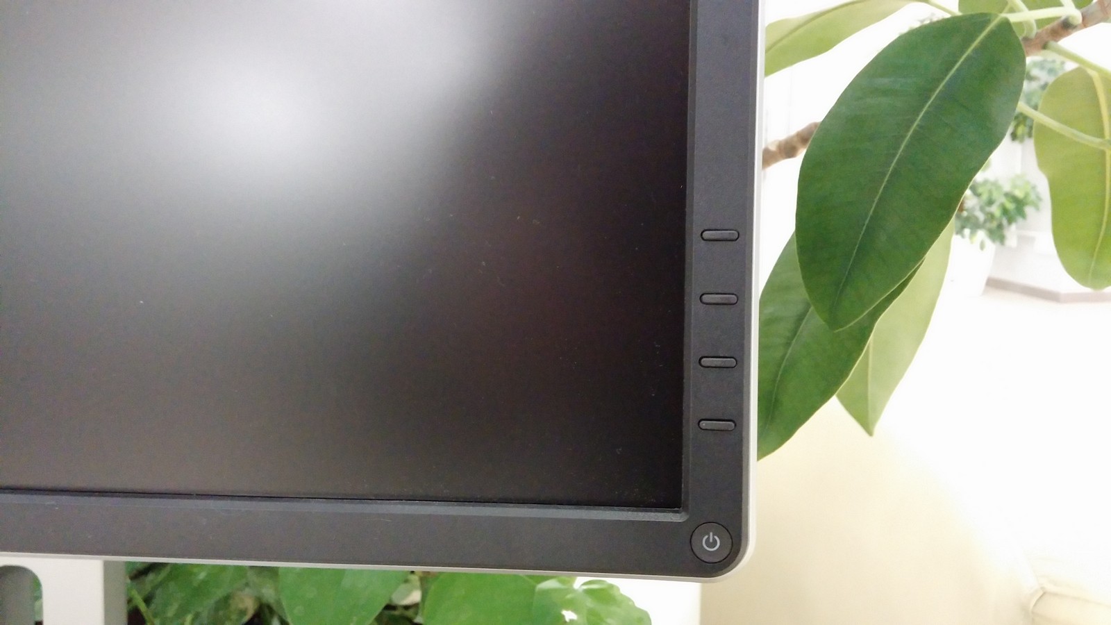 Dell P2214H - элементы управления