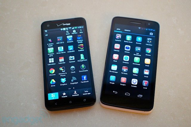 Alcatel One Touch Scribe HD в сравнении с HTC One X